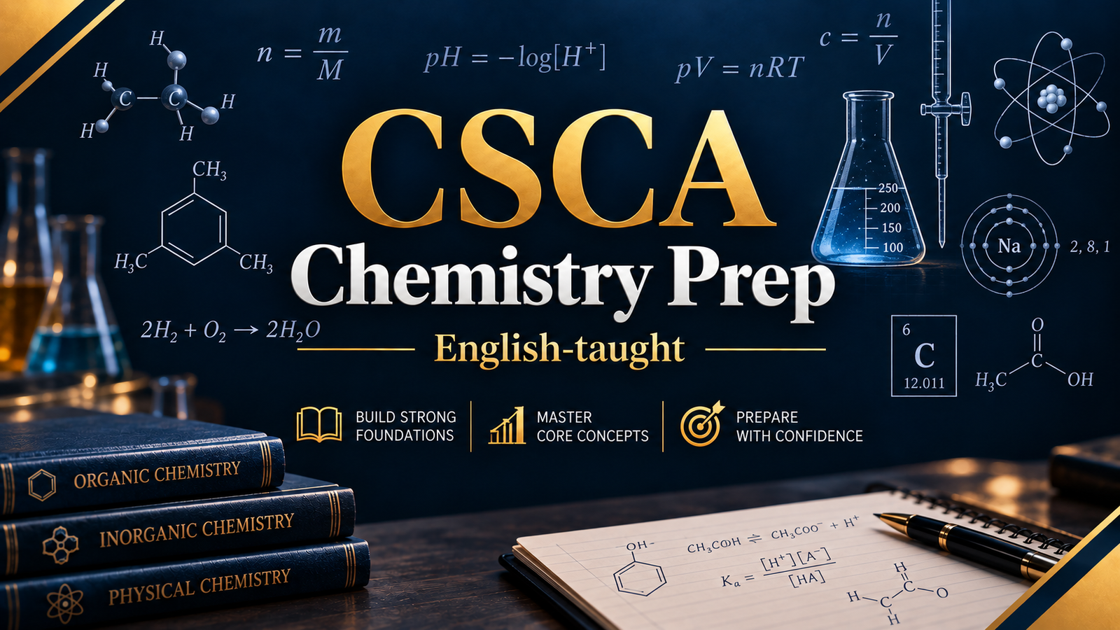 CSCA Chemistry Prep Course (English-taught)